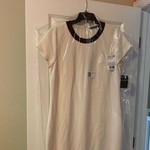 Lauren Creme Crepe Shift Dress 12